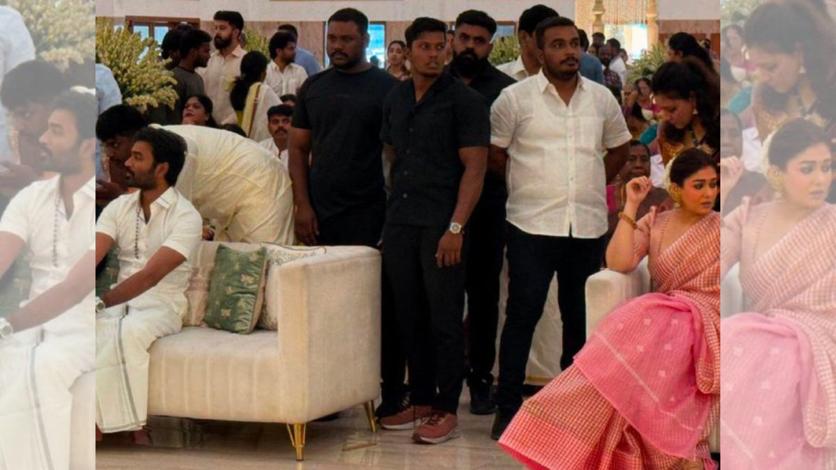 Nayanthara & Dhanush’s Awkward Wedding Encounter Sparks Online Frenzy Amidst Controversy